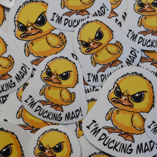 I'm Ducking Mad stickers stickers