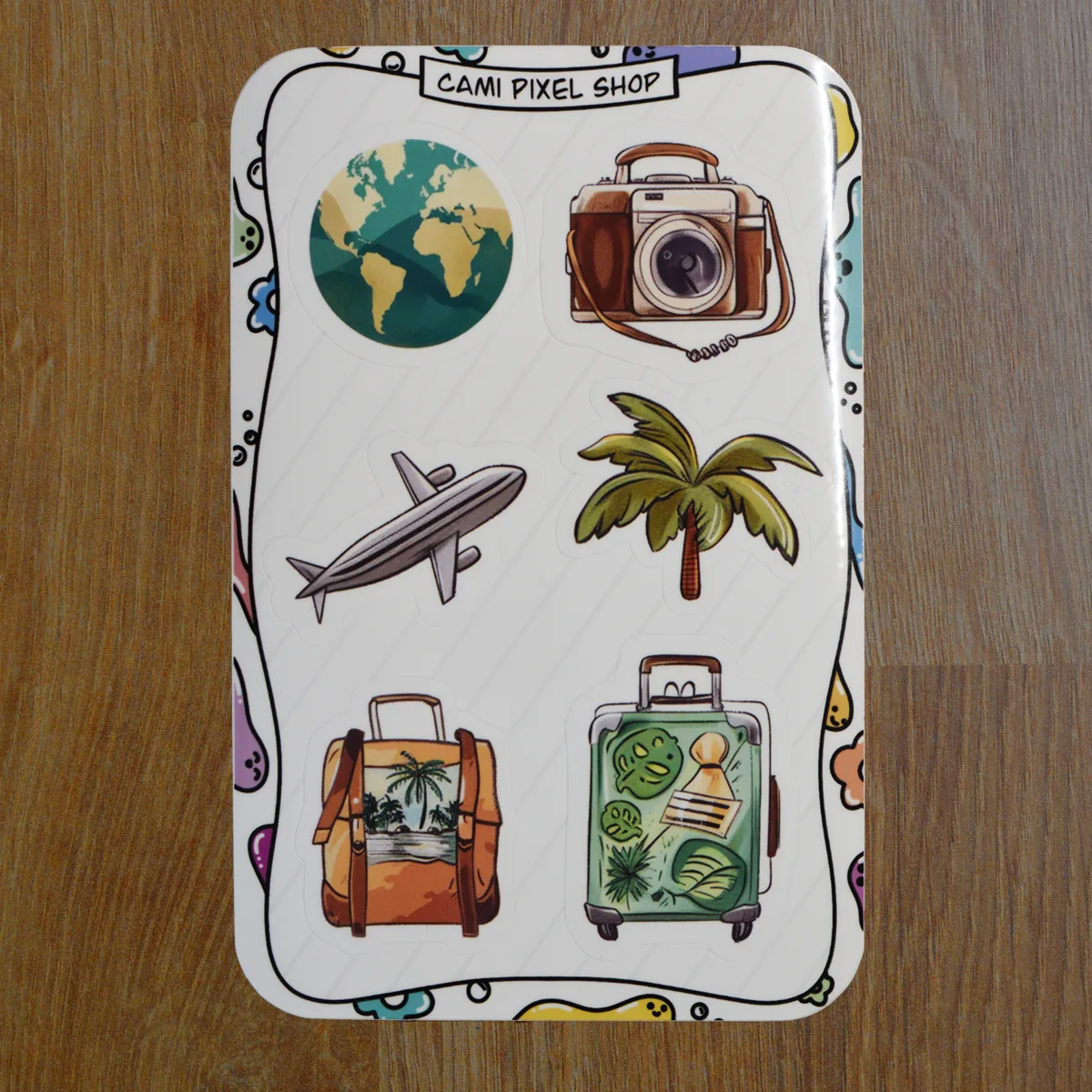 Travel sticker sheet 1 stickers